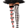 Morris Costumes Harlequin And Heart Stockings
