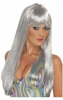 Smiffys Adult Glitter Disco Wig All Themes
