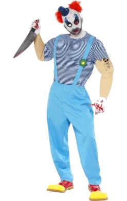 Smiffys All Themes Adult Bubbles The Clown Outfit