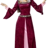 Smiffys Womens Purple Maid Marion Costume All Themes