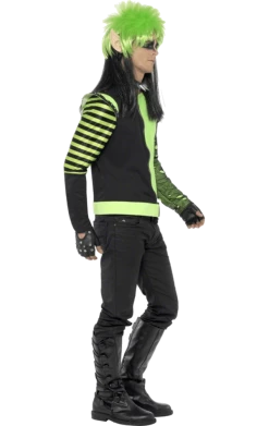 Smiffys Mens Punk Ivy Elf Costume