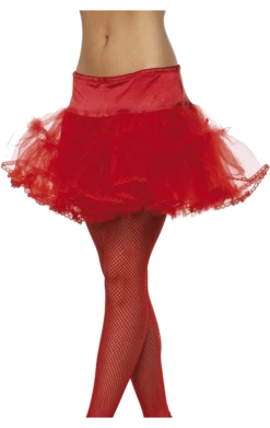 Smiffys Womens Tulle Red Petticoat All Themes