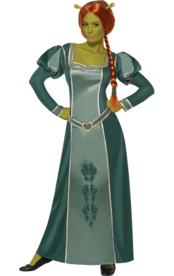 Smiffys All Themes Womens Shrek Princess Fiona Costume
