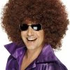Smiffys Big Afro Wig (Brown) All Themes