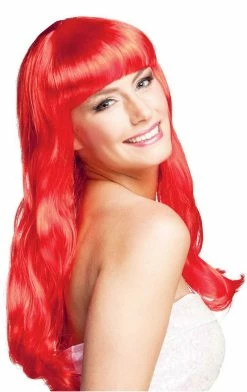 Smiffys Womens Red Desire Wig