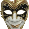Bristol Novelty Venetian Man Facepiece All Themes