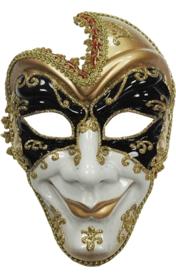 Bristol Novelty Venetian Man Facepiece All Themes