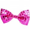 Bristol Novelty All Themes Pink Sequin Bow Tie