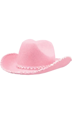 Bristol Novelty Pink Cowboy Hat