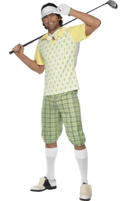 Smiffys Male Golf Costume