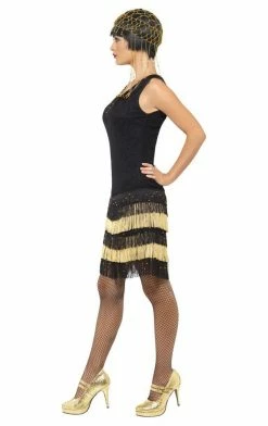 Smiffys Womens Fringe Flapper Dress All Themes