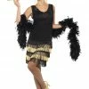 Smiffys Womens Fringe Flapper Dress All Themes