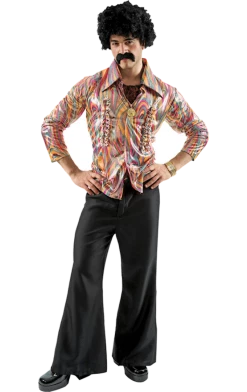 Orion Costumes Mens Costumes Mens Frill Disco Costume