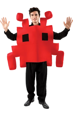 Orion Costumes Mens Costumes Adult Red Space Invader Costume