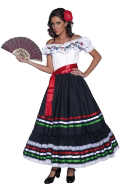 Smiffys Traditional Mexican Woman Costume