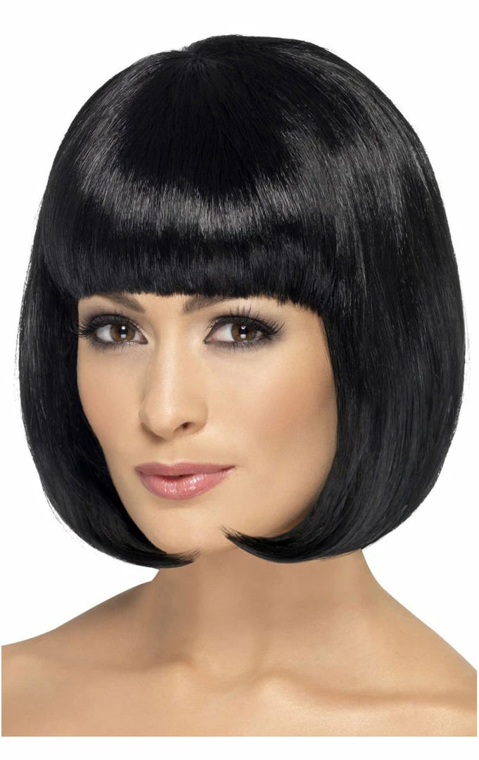 Smiffys All Themes Long Bob Wig (Black) 3 Smiffys All Themes Long Bob Wig (Black)