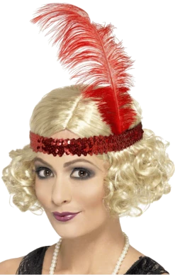 Smiffys All Themes Blonde Flapper Wig With Headband