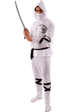 Orion Costumes Adult White Ninja Costume Mens Costumes