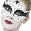 Smiffys Dark Swan Facepiece All Themes
