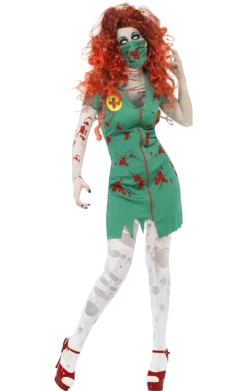 Smiffys Womens Zombie Paramedic Costume All Themes