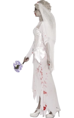Smiffys All Themes Adult Dead Bride Halloween Costume