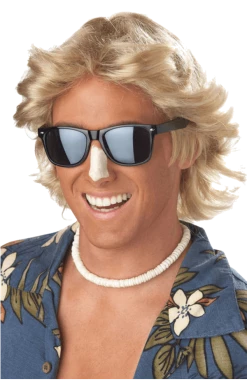 California Costumes Mens Blonde 70s Wig