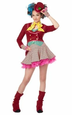California Costumes All Themes Girls Teen Mad Hatter Costume