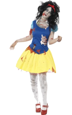 Smiffys All Themes Zombie Snow White Costume