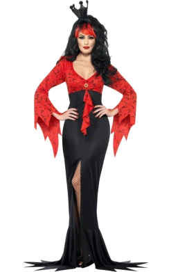 Smiffys All Themes Vampire Queen Dress