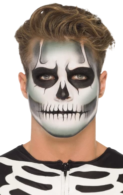 Smiffys Glow-In-The-Dark Skeleton Makeup Set