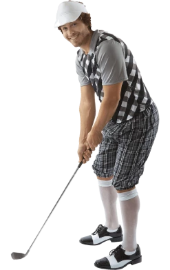 Orion Costumes Mens Black Pub Golf Costume