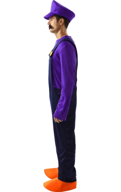 Orion Costumes Mens Costumes Adult Waluigi Super Mario Costume