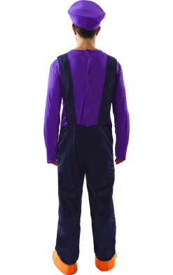 Orion Costumes Mens Costumes Adult Waluigi Super Mario Costume