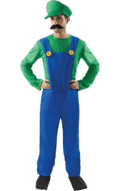 Orion Costumes Mens Costumes Mens Luigi Super Mario Costume