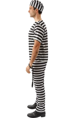 Orion Costumes Adult Convict Prisoner Costume