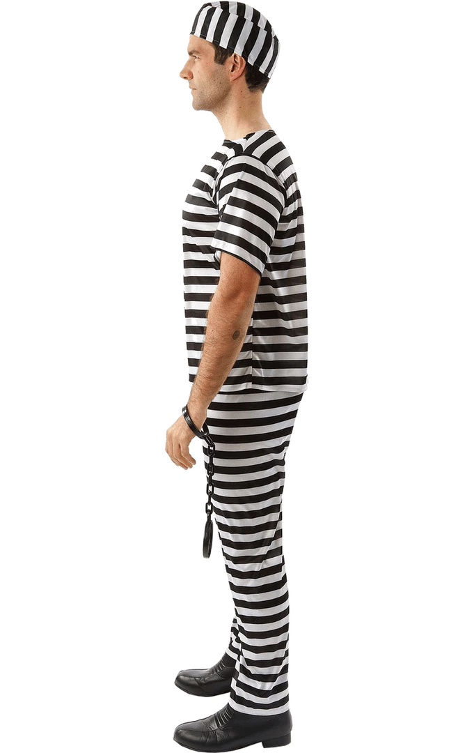 Orion Costumes Adult Convict Prisoner Costume 4 Orion Costumes Adult Convict Prisoner Costume
