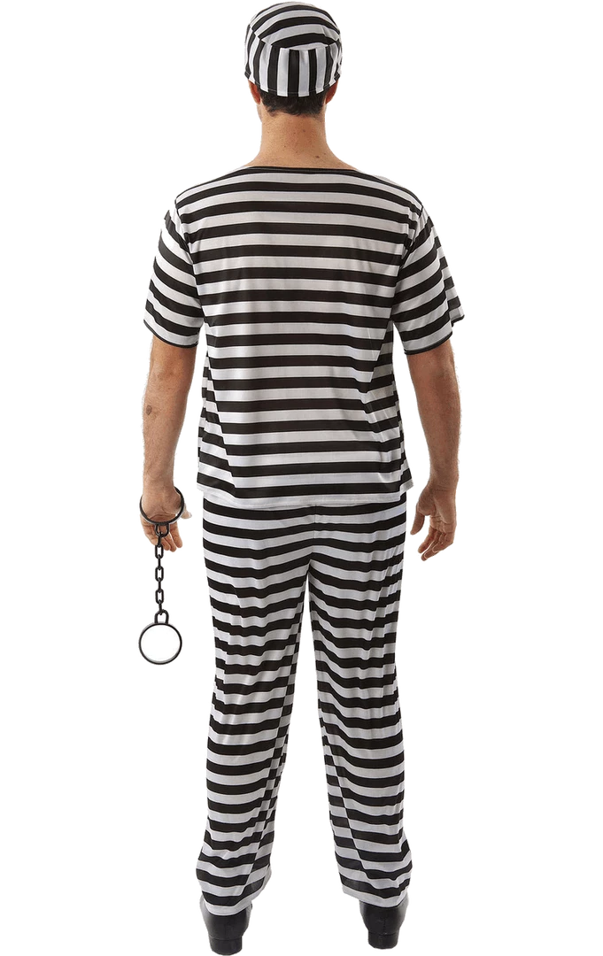 Orion Costumes Adult Convict Prisoner Costume 5 Orion Costumes Adult Convict Prisoner Costume