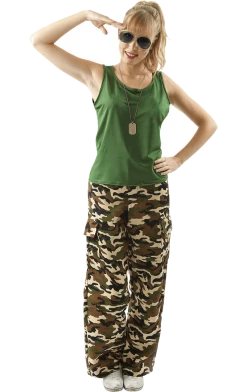 Orion Costumes All Themes Camo Army Girl Costume