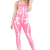 Orion Costumes Skeleton Jumpsuit (Pink) 1 Orion Costumes Skeleton Jumpsuit (Pink)