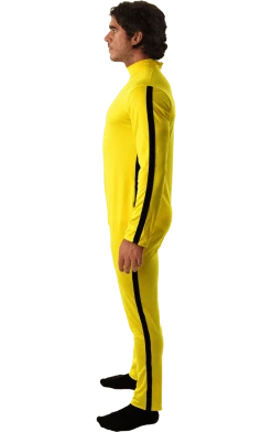 Orion Costumes Adult Kill Bill Bruce Lee Jumpsuit Costume Mens Costumes
