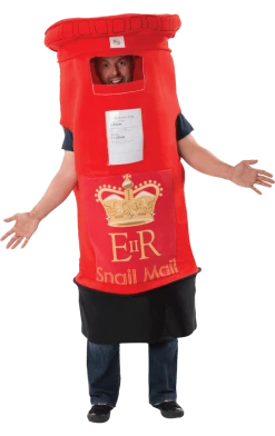 Orion Costumes Adult Postbox Fancy Dress Costume All Themes