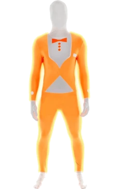Body Republic Orange Glow Tux Morphsuit