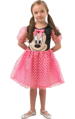 Rubies Child Pink Puffball Minnie Costume