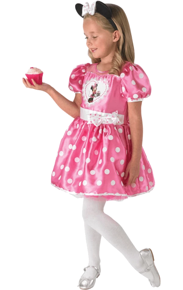 Rubies Child Deluxe Minnie Pink Cupcake Dress All Themes 3 Rubies Child Deluxe Minnie Pink Cupcake Dress All Themes