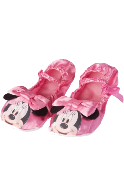 Rubies Childrens Pink Minnie Mouse Slippers