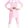Rubies Adult Pink Mighty Morphin Power Ranger Costume 1 Rubies Adult Pink Mighty Morphin Power Ranger Costume