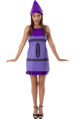 Orion Costumes Womens Purple Crayon Costume All Themes