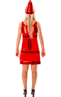 Orion Costumes All Themes Womens Red Crayon Costume
