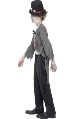 Smiffys Child Zombie Groom Costume All Themes
