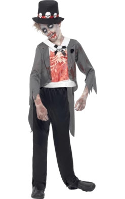 Smiffys Child Zombie Groom Costume All Themes